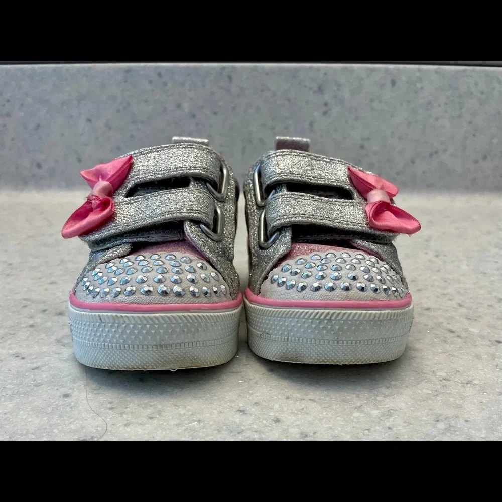 Light up sneakers, twinkle toes, sport by sketchers 5T 5 - Picture 5 of 6